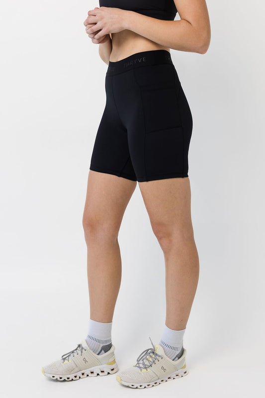 Black Performance Pocket Short