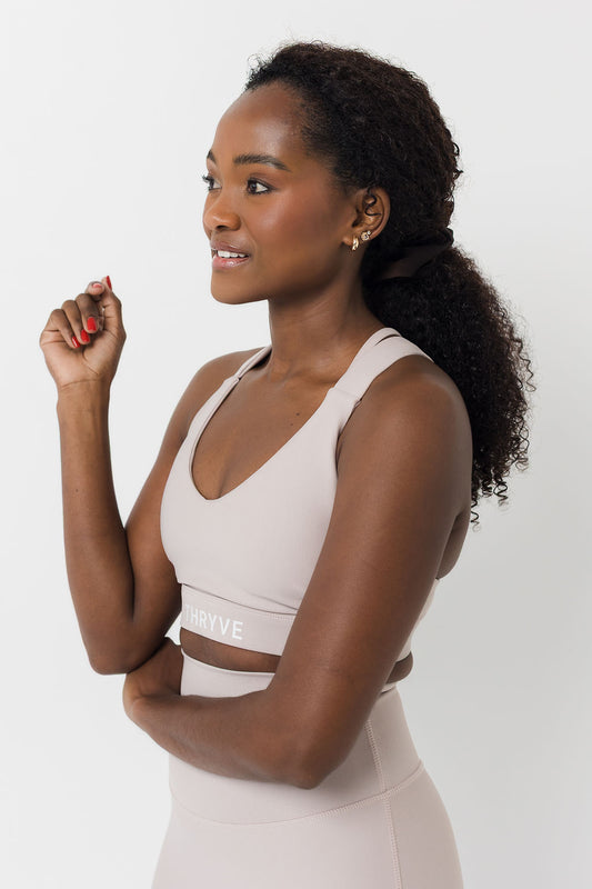 Essential Sport Bra - Taupe