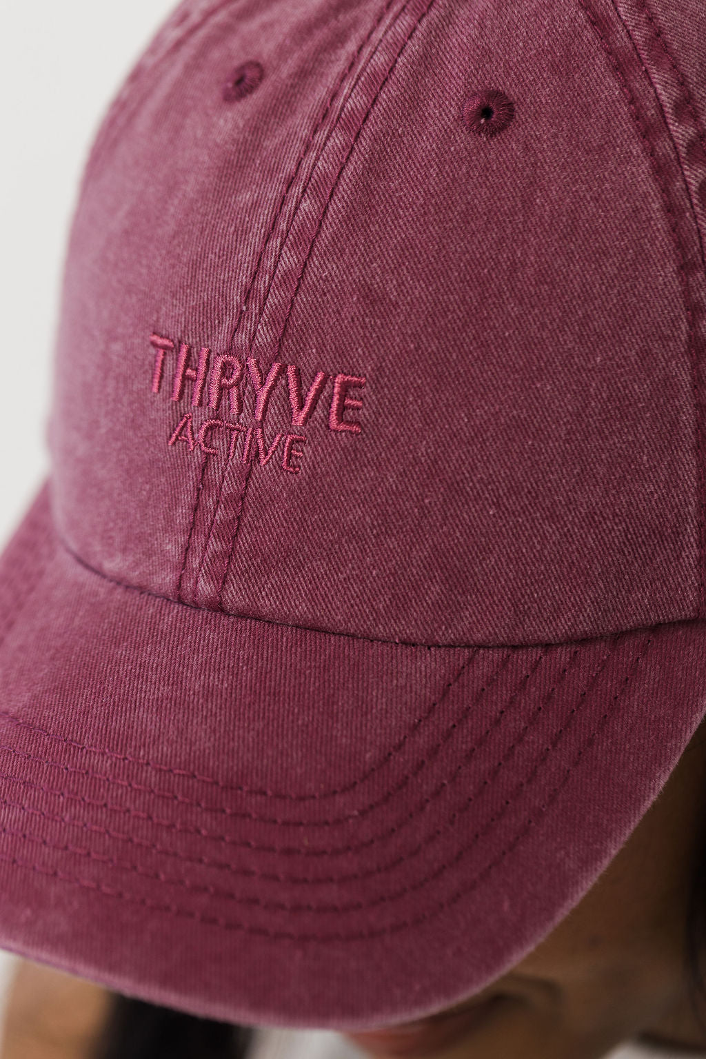 THRYVE Everyday Cap - Burgundy