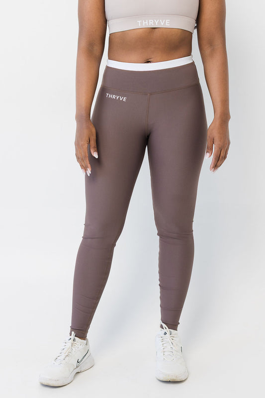Essential Legging - Deep Taupe