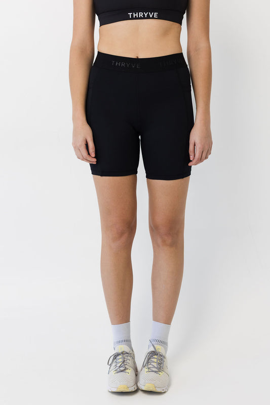 Black Performance Pocket Short