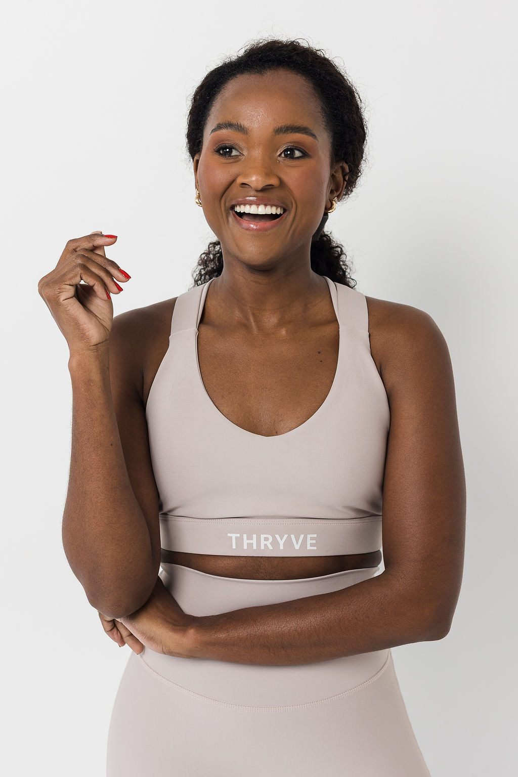 Essential Sport Bra - Taupe
