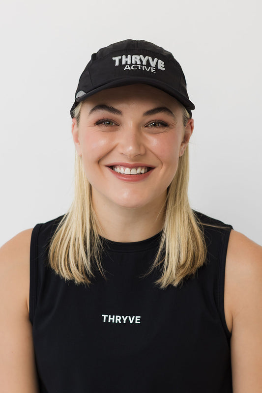 THRYVE Running Cap - Black