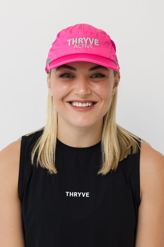 THRYVE Running Cap - Pink